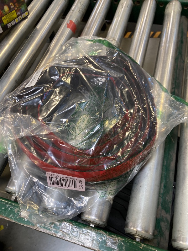 Photo 1 of 10Ft Floor Cord Cover Silicone Cable Protector Easy to Install Wire Organizer and Hider Ideal Extension Cord Cover for Home, Office, Garage (Black-10Ft)