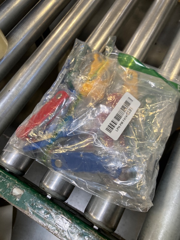 Photo 1 of 16 Pcs Folding Utility Knife 4 Color Retractable Box Cutter with 40pcs Extra Blades Heavy Duty Utility Knives for Cartons, Cardboard and Boxes