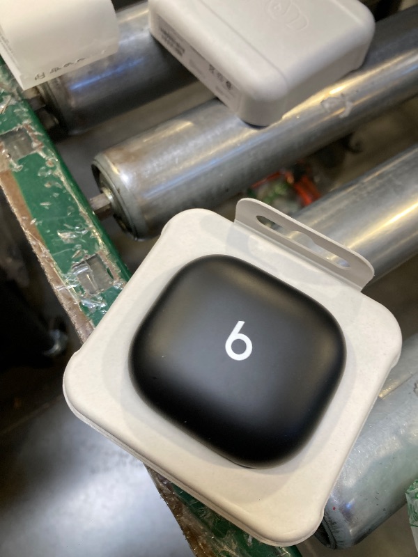 Photo 1 of **only one earbud works---PARTIAL SET---**Beats Powerbeats Fit - Wireless Noise Cancelling Workout Earbuds with Secure-Fit Wingtips, Up to 30-Hour Battery Life, Sweat & Water Resistant, Apple & Android Compatible - Jet Black