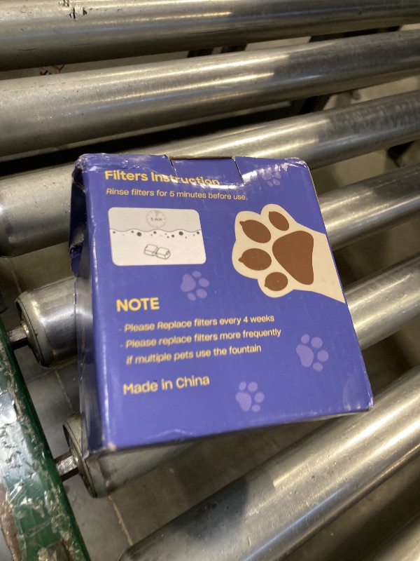 Photo 1 of ATMZIQXR Pet Water Fountain Filters: Per Fountain Filter Replacement (24 Pcs) - 6 Months Set of Replacement Filters for ATMZIQXR S18 - Contains 12 Carbon Filters + 12 Sponges Filters