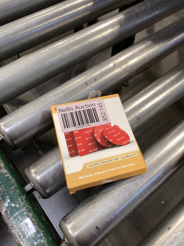 Photo 1 of 3M VHB Double Sided Adhesive Sticky Pads for Dash Cam 4PCS, 2.83" Square & 2.2" Round Heat-Resistant Heavy Duty Mounting Tape Kit, Universal Car Windshield Sticker for GPS/DashCamera Suction Cup Mount