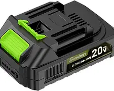 Photo 1 of 20V 2.0Ah Battery Pack String Trimmer and Leaf Blower, 1 Pack Replacement