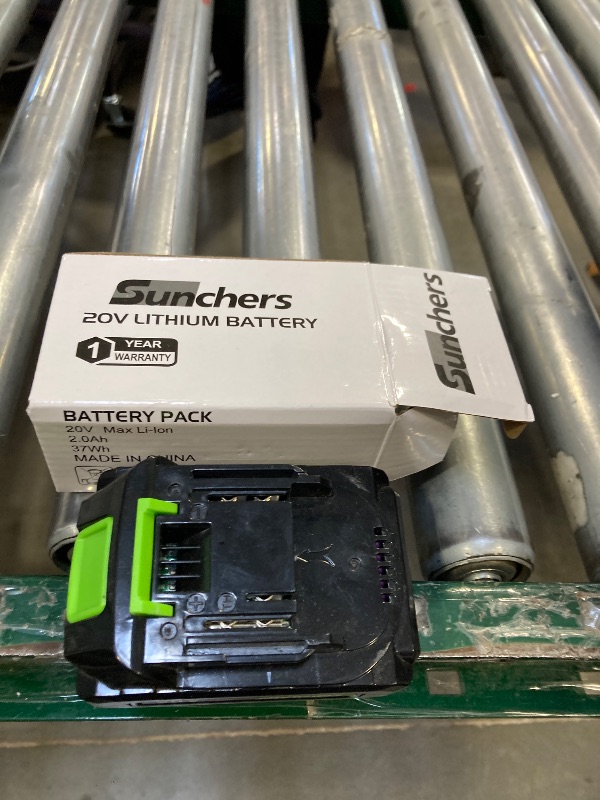 Photo 1 of 20V 2.0Ah Battery Pack String Trimmer and Leaf Blower, 1 Pack Replacement