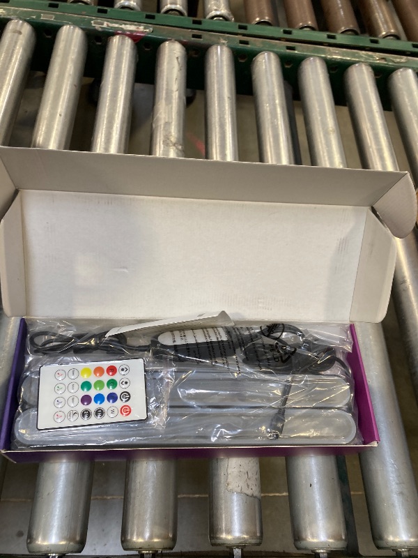 Photo 1 of 2 Pack Smart Multilayer LED Light Bars, 11" RGB Infinity Mirror Gaming Lights, 16 Million Colors Changing, Sync with Music, Dimmable Desk Lamp for PC TV Backlight, Mood Lighting Bar for Bedroom