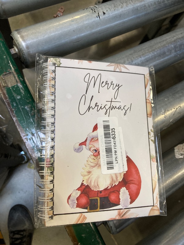 Photo 1 of 12Pages Christmas Gift Card Book - Surprises On Every Page,Diy Spiral-Bound Merry Christma College Survival Gift Card Book Holder,Diy Personalized Xmas Gifts For Family,Friends,Students (Santa Claus)
