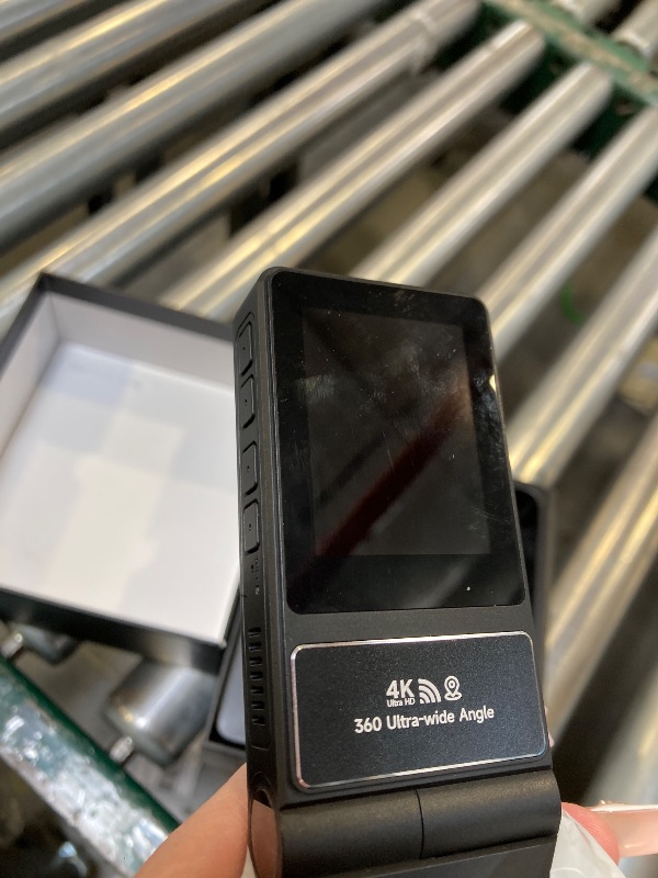 Photo 1 of 360 Camera for Car, 4K Dash Cam Front and Inside 2-Channel Dashcam 160°+185° Ultra Wide Angle, 4K/2.5K WDR, IR Night Vision, WiFi & APP Control, GPS, G-Sensor, 64GB Card, Black GT820