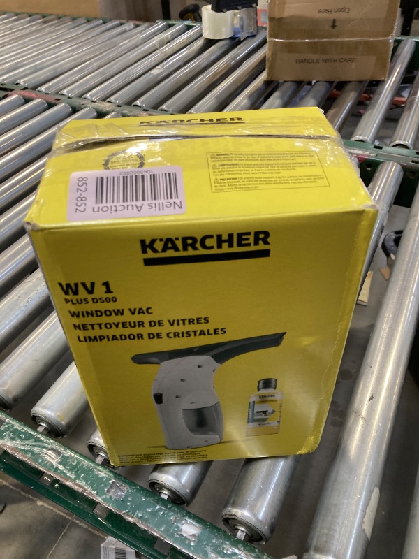 Photo 1 of Kärcher WV 1 Electric Window Vacuum Squeegee 10" - Perfect for Showers, Mirrors, Glass, and Countertops - Electric Squeegee