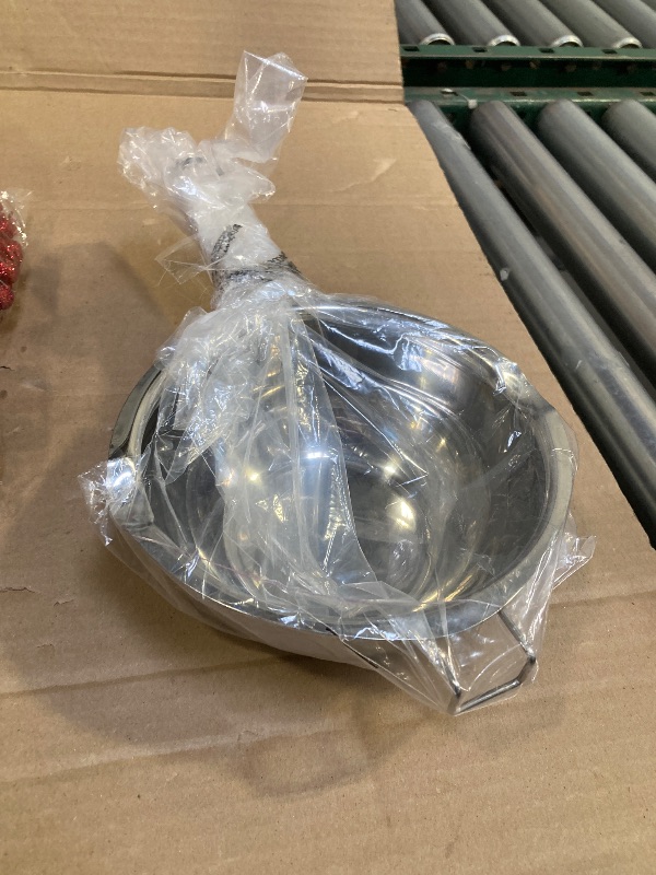 Photo 1 of 1000ML/1QT Double Boiler Chocolate Melting Pot, 304 Stainless Steel Candle Making Kit with Silicone Spatula for Chocolate, Candy, Candle, Soap, Wax