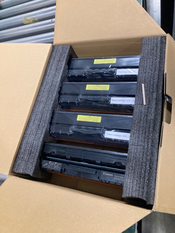 Photo 1 of 075 Toner Cartridge Compatible Replacement for Canon 075 075H Toner Cartridge Set for Printer imageCLASS LBP640C LBP646Cdw LBP647Cdw MF660C MF662Cdw MF663Cdw MF665Cdw LBP640 MF660 Series 4-Pack