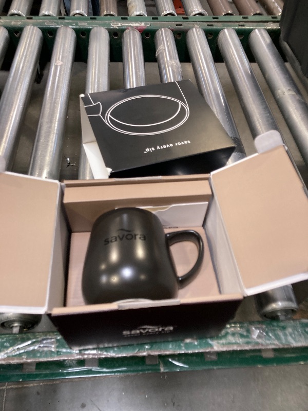 Photo 1 of 12oz IntelliHeat™ Coffee Mug | Barista’s Choice | Exclusive Wireless SmartSense Pad | Maintains Perfect 135°F | Hand-Crafted Ceramic Mug & Lid | Great for Tea Drinkers | Backed for Life - Black