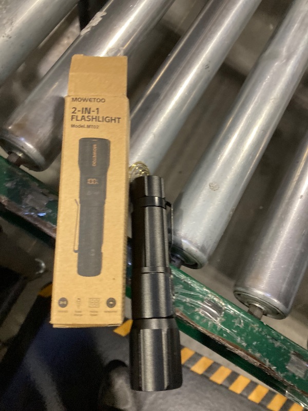 Photo 1 of Black Light Flashlight, UV Light USB C Rechargeable with LCD Display, Zoomable Woods Lamp 2N1, 395NM Blacklight for Pet Urine Detection, Resin Curing, Rocks, Travel, Minerals, Scorpion, Glass, Leak