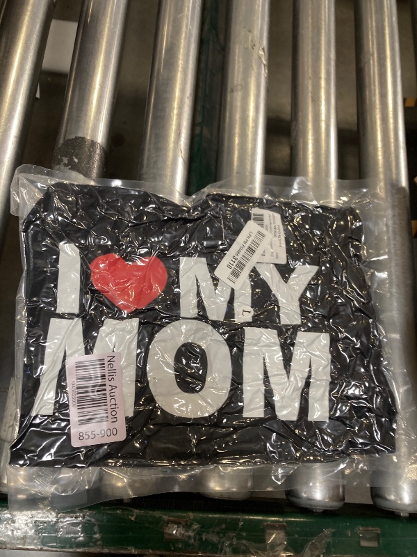 Photo 1 of Dog Sweaters Hoodies for Large Dogs Security Ultra-Soft Fleece Dog Sweatshirt Cold Weather Pet Winter Clothes with Pocket for Small Medium Large Dogs (L (Back: 19.2",Chest: 27.6"), I Love My MOM)