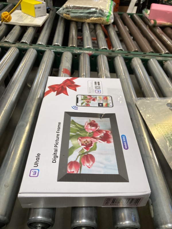 Photo 1 of BIGASUO 10.1 Inch WiFi Digital Picture Frame, IPS HD Touch Screen Cloud Smart Photo Frames with Built-in 32GB Memory, Wall Mountable, Auto-Rotate, Share Photos Instantly from Anywhere