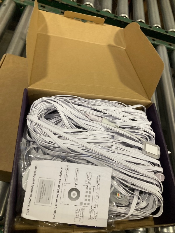 Photo 1 of POOFZY Permanent Outdoor Lights for House,200ft RGB+IC Smart Outdoor Decor, 50 Scene Modes,App/Remote Control,for Christmas,Halloween,Daily & Holiday Party Decor,House Roof Lighting