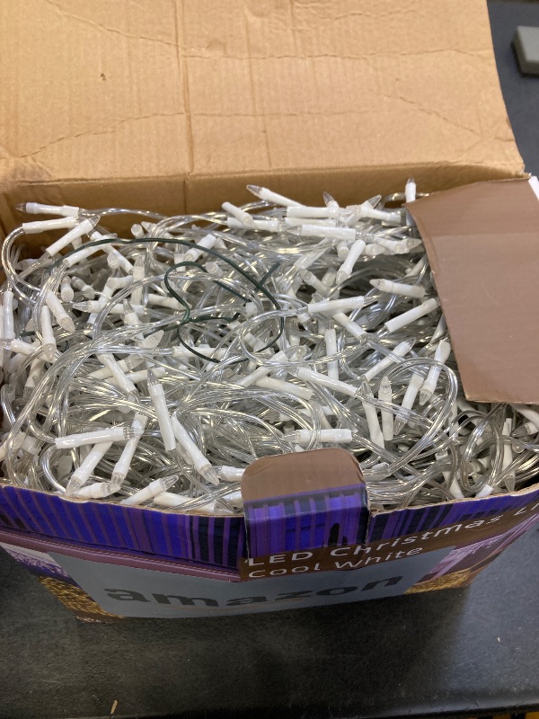 Photo 1 of 132FT 1332 LED Outdoor Christmas Lights - 296 Ice Drops, 12 Pro Modes with Timer Memory & Brightness, Waterproof Hanging Ice String Light for Holiday Wedding Garden Fence House Decor (Cool White)