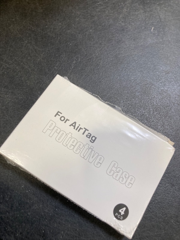 Photo 1 of 4Pack,Compatible with Airtag Holder Case with Keychain IPX8 Waterproof,Shockproof GPS Tag Tracker Cover [Anti-Scratch] [PC+Silicone] for Item Finders Case for Pets,Kids,Luggages-Black/Blue/Green/Red