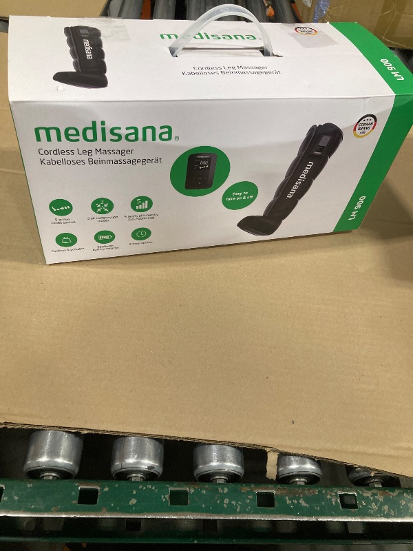 View 3 of Medisana Leg Compression Massager, Cordless Rechargeable Air Pressure Boot with Multi-Customize Modes, Intensities & Timer, Leg Compression for Circulation, Pain Relief, Recovery, Christmas Gifts