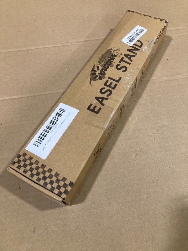 Photo 1 of 47" Gold Easel Stand for Wedding Signs, 4-Tier Height Metal Standing Easel with Adjustable Chain, Heavy Duty Art Easel for Painting, Wedding Sign, Party, Posters & Commercial Display