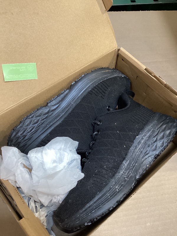 Photo 1 of AVW Womens Non Slip Work Shoes Water Resistant Walking Sneakers Food Service Chef Kitchen Shoes Black