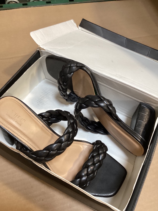 Photo 1 of Women's Open Toe Black Shoes