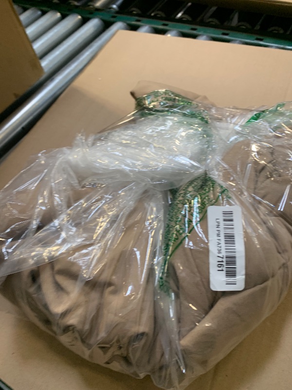 Photo 1 of Bedsure Deep Khaki Duvet Cover King Size - 3 Pieces Prewashed Cotton-Like Extra Soft Bedding Set, Includes 1 Duvet Cover 104x90 Inches with Zipper Closure & 2 Pillow Shams, Comforter Not Included