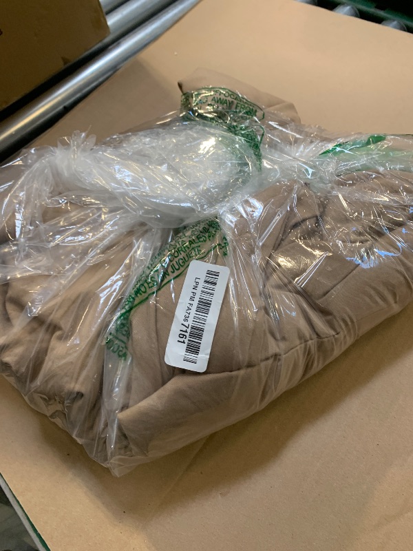 Photo 1 of Bedsure Deep Khaki Duvet Cover King Size - 3 Pieces Prewashed Cotton-Like Extra Soft Bedding Set, Includes 1 Duvet Cover 104x90 Inches with Zipper Closure & 2 Pillow Shams, Comforter Not Included