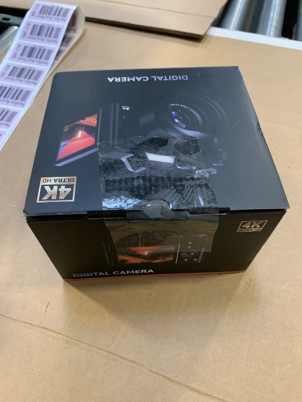 Photo 1 of 4K Digital Camera for Photography & Vlogging, 56MP Point and Shoot Digital Cameras with 180° Flip Screen, 16X Zoom Compact Travel Camera, Portable Cámara for Adults & Beginners with 32GB SD Card