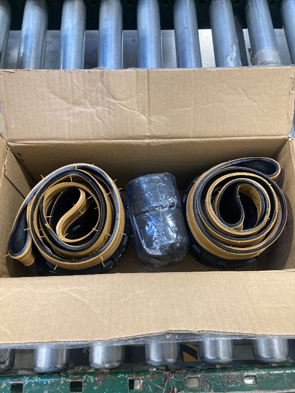 Photo 1 of 2-Pack Cruiser Bike Tires Set: Hycline 26x2.125 inch Folding Replacement Puncture-Resistant Bicycle Tires and Pair 26-inch Inner Tubes with Tire Levers for Beach or Urban City Commuter Bike-Brown