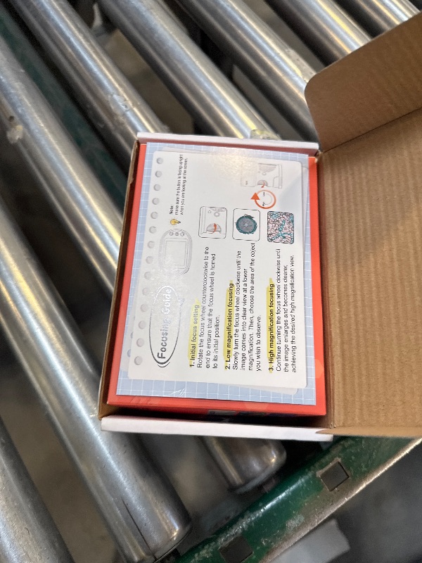 Photo 1 of 1000X Handheld Microscope for Kids 4K 2.0" Screen Rechargeable Mini Pocket Digital Microscopes w/Slides Kit Portable Edu Gift Age 4-6 8-12 Children Students