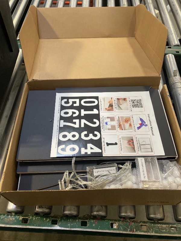 Photo 1 of 4ft  Numbers, 16th Birthday Party Decorations,Giant Light Up Numbers 4 Feet Tall DIY Frame Pre-Cut Foam Board Kit for 16th 61st Birthday Anniversary Decorations