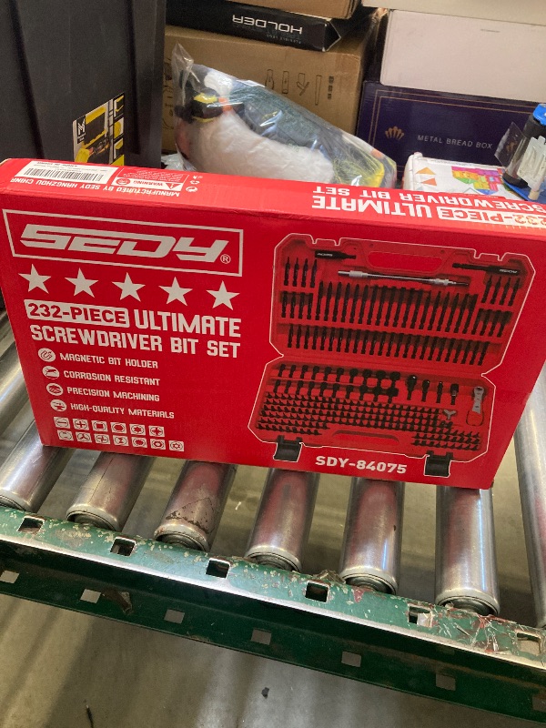 Photo 1 of 232-Piece Ultimate Screwdriver Bit Set, Cr-V Impact Driver Bit Set Includes Security Bits,Nut Driver, Ratchet Wrench and Bits Holder