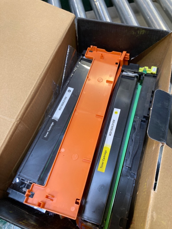 Photo 1 of 218X Toner Cartridges Replacement 3301sdw 3301fdw 3201dw Compatible for HP 218X 218A Toner (with Chip) W2180X W2180A Works for Pro 3201dw Pro MFP 3301fdw 3201dw 3301sdw Printer 4Pack(1BK+1C+1M+1Y)