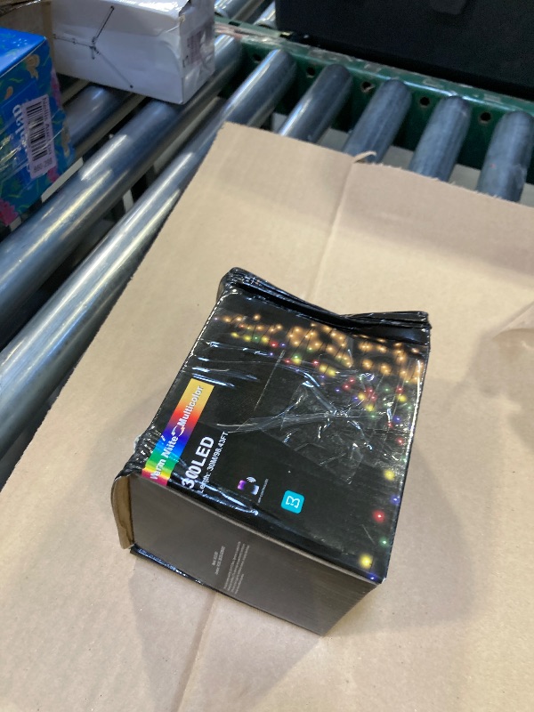 Photo 1 of Brizled Smart Christmas Lights, 98.4FT 300 LED Color Changing Christmas Lights with APP/Voice Control, Warm White & Multicolor Fairy String Light Music Sync Xmas Tree Light for Indoor Outdoor Decor