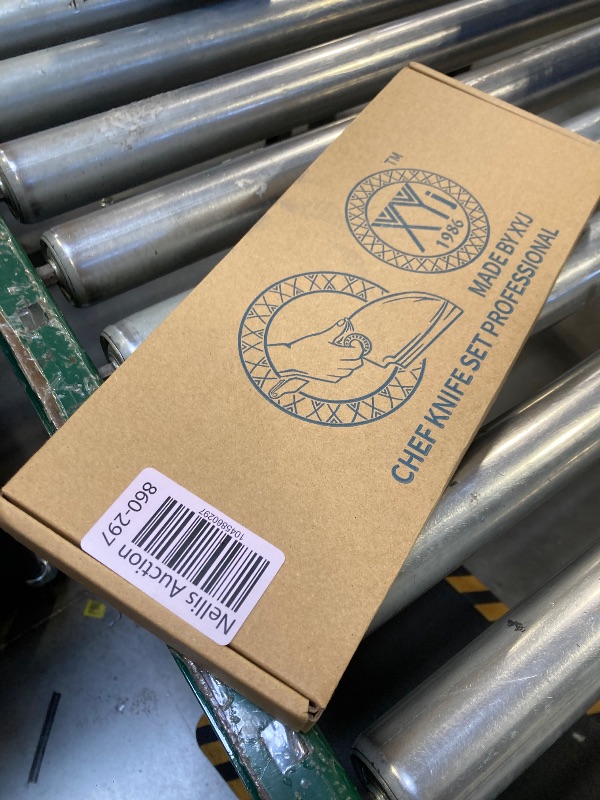 Photo 1 of XYJ Authentic Since 1986,Outstanding Ancient Forging,6.7 Inch Full Tang,Serbian Chefs knife,Chef Meat Cleaver,Kitchen Knives,Set with Leather Sheath,Take Carrying,Butcher