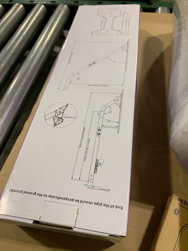 Photo 1 of Adjustable Outdoor Antenna Mounting Pole - Universal J Pipe Mount for Antenna & Weather Station - Easy Installation, Solid Structure, Weather Proof (Diameter 1 1/4", Length 33 1/4")