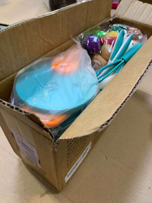 Photo 1 of 60Pcs Kids Mini Play Kitchen Accessories, Pretend Cooking Play Set with Cookware, Tableware & Fruit & BBQ Sets, Learning Gift for Boys, Girls, Toddlers,Green