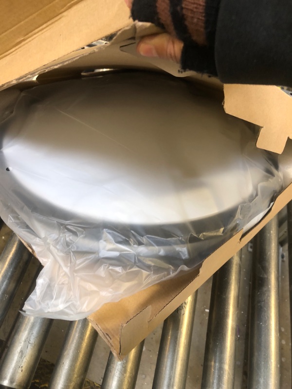 Photo 2 of LED Flush Mount Ceiling Light Fixture, 18 Inch Dimmable 5CCT Selectable 2700K Warm White-6500K Super Bright Daylight White, 50W 6000LM Round Black Ceiling Lamps for Living Room Bedroom Kitchen, 1 Pack