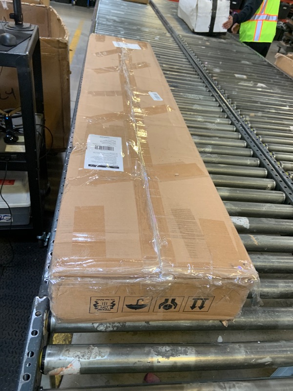 Photo 1 of *SEE CLERKS NOTES* LITTLE TREE 63" Farmhouse Console Table with Storage, Rustic Sofa Table for Entryway, Narrow Long Sofa Table Behind Couch, Console Table for Living Room, Hallway—Versatile Storage Solution, Oak