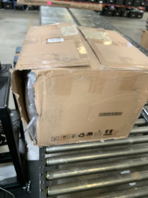 Photo 1 of Counter Height Bar Stools Set of 2, Modern Swivel Barstools with Back and Wood Legs, Fabric Upholstered Bar Chairs, 26" Seat Height Counter Stools for Kitchen Island,Grey