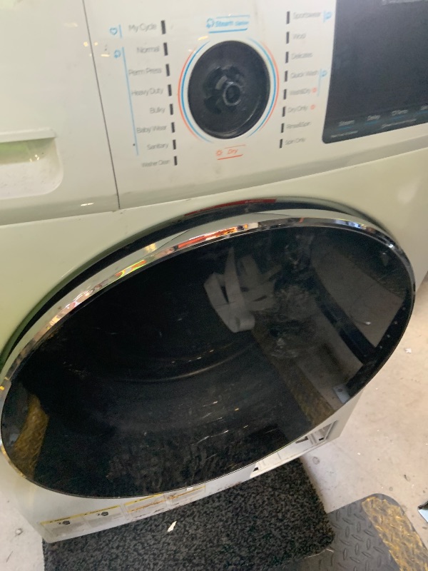 Photo 1 of COMFEE’ 24" Washer and Dryer Combo 2.7 cu.ft 26lbs Washing Machine Steam Care, Overnight Dry, No Shaking Front Load Full-Automatic Machine, Dorm White