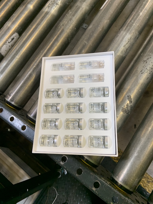 Photo 1 of Glov Beauty Micro Infusion System for Face & Lips – 0.25mm 24k Gold Cosmetic Facial Stamp with Hyaluronic Acid, Collagen Peptides & Licorice Root Serum Ampoules (4x Infusion Application, 12x Serums)