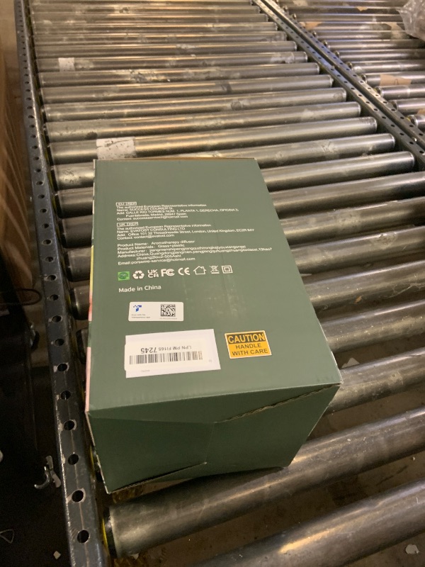 Photo 1 of **Glass diffuser is broken**Porseme 280ml Essential Oil Diffuser Glass Color Changing Aroma Air Diffusers Aromatherapy Ultrasonic Cool Mist Humidifier 7 Running Hours Waterless Auto-Off for Sleeping, Yoga, Office, Spa (Desert)