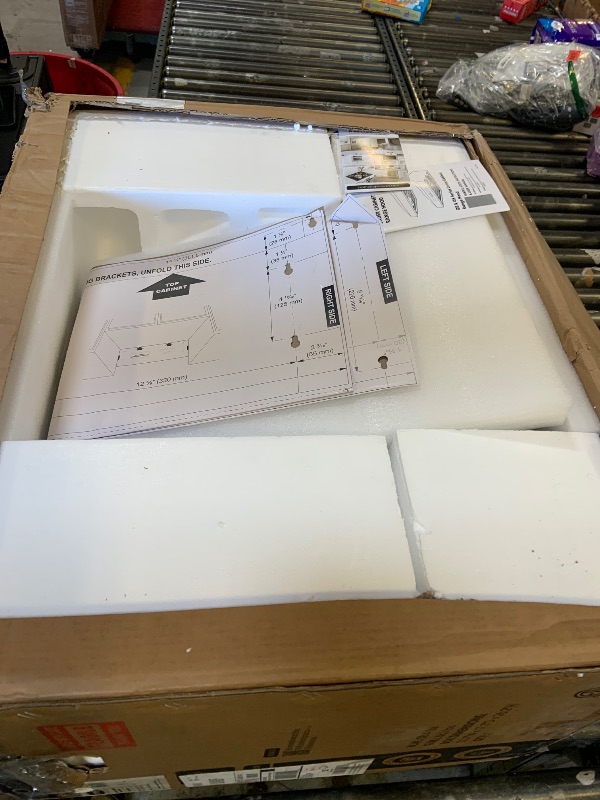 Photo 1 of LOOSE HARDWARE, POSSIBLE MISSING PIECES*******************Cosmo 30 in. Haven Collection 500 CFM Ducted Under Cabinet Range Hood, Touch Controls, LED Lights, Stainless Steel COS-QS75