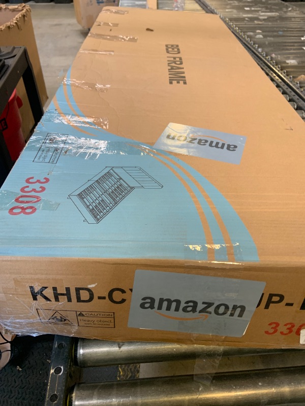 Photo 1 of HDDDZSW Queen Bed Frame with Adjustable Headboard, Upholstered Platform Bedframe, Boucle Queen Size Bed Frame, Solid Wood Slats Support White Bed Frame for Bedroom, No Box Spring Needed (NO INSTRUCTIONS)