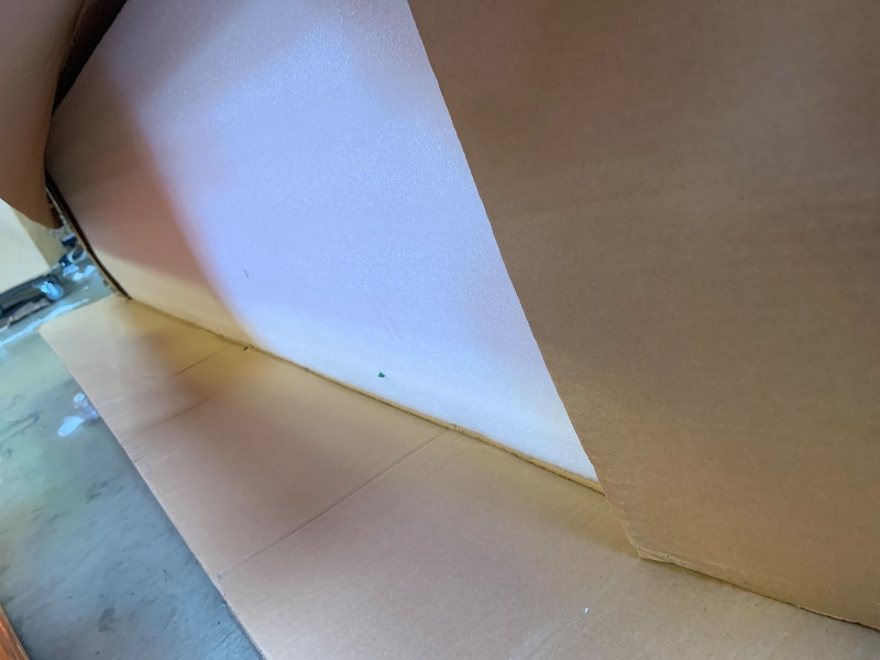 Photo 1 of POVISON Fully-Assembled Mid Century Modern TV Stand for 75 inch TV, Sliding Door Entertainment Center with Storage, Wood TV Console, Media Console for Living Room Bedroom(Walnut, 78.74")