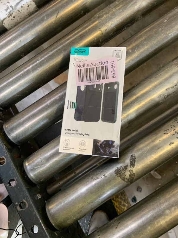 Photo 1 of ESR for iPhone 17 Case, 7X Military-Grade Drop Protection, Shock-Absorbing Rugged Cover with Camera Control Button, MagSafe Accessories Compatible, Cyber Series, Black