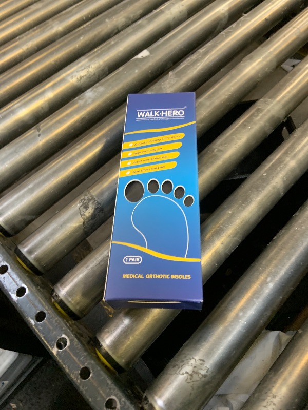 Photo 1 of Inserts Relieve Plantar Fasciitis - Flat Feet Insoles Arch Supports, Orthotic Insoles for Foot Pain Arch Pain Reduce Muscle Fatigue Absorb Shock (Mens 5-5 1/2 | Womens 7-7 1/2)