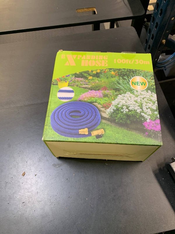 Photo 1 of 100 ft Garden Hose - Heavy Duty Water Hose with 10 Function Spray Nozzle & 3/4" Brass Connectors - 2025 New Upgrade Leakproof Lightweight, No Kink, Flexible Garden Hoses