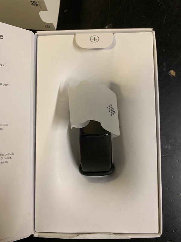 Photo 1 of Fitbit Charge 6 Fitness Tracker with Google apps, Heart Rate on Exercise Equipment, 6-Months Premium Membership Included, GPS, Health Tools and More, Obsidian/Black, One Size (S & L Bands Included)