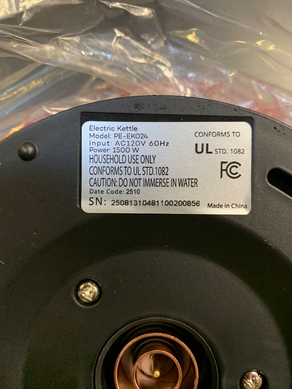 Photo 1 of Electric Kettle Temperature Control, 1.7L 1500W Electric Tea Kettle with 13 Temperature Settings, Strix Thermostat, LED Display&Touch Control, Auto Shut-Off Protection, Boil Dry Protection